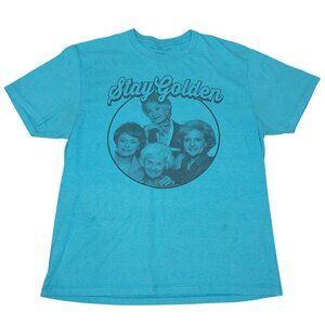 The Golden Girls Stay Golden T-Shirt – Women's Large, Blue, Cotton Blend